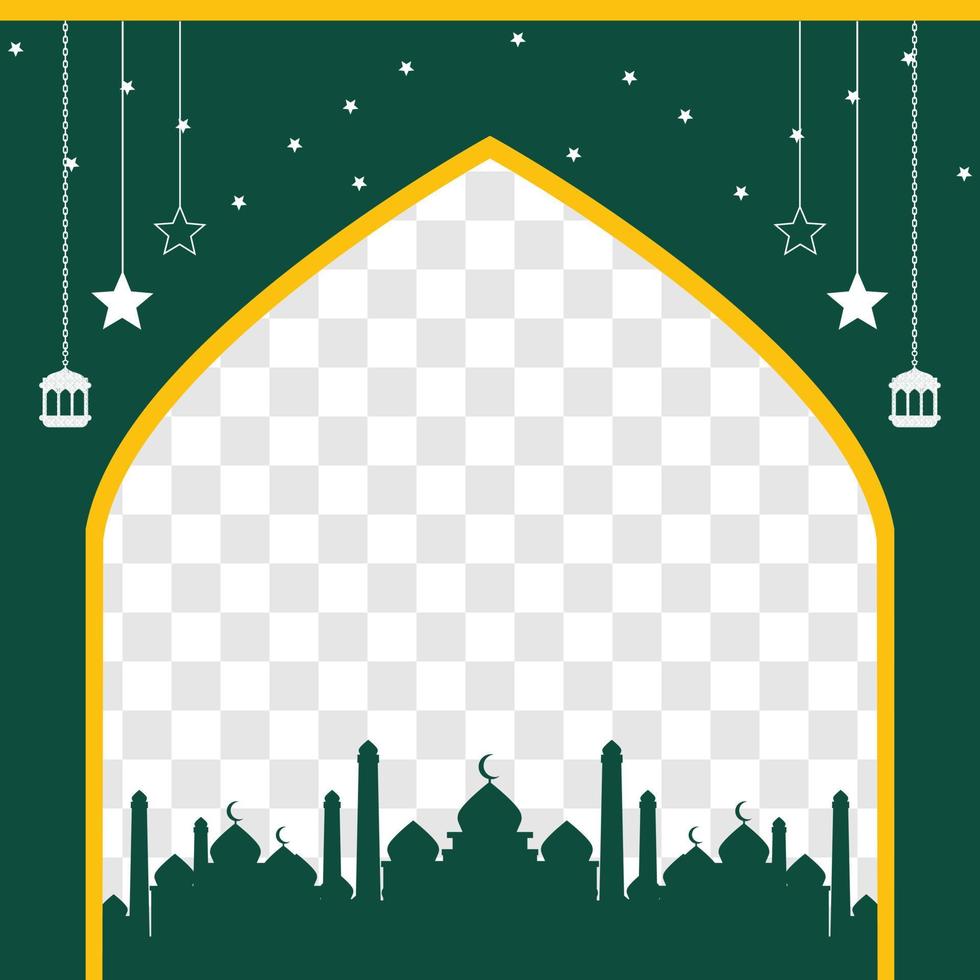 eid groet kaart, Ramadan grafisch ontwerp vector illustratie achtergrond modern vlak elegant islamitisch, perfect voor ieder post sjabloon of banier nodig hebben en andere grafisch verwant middelen