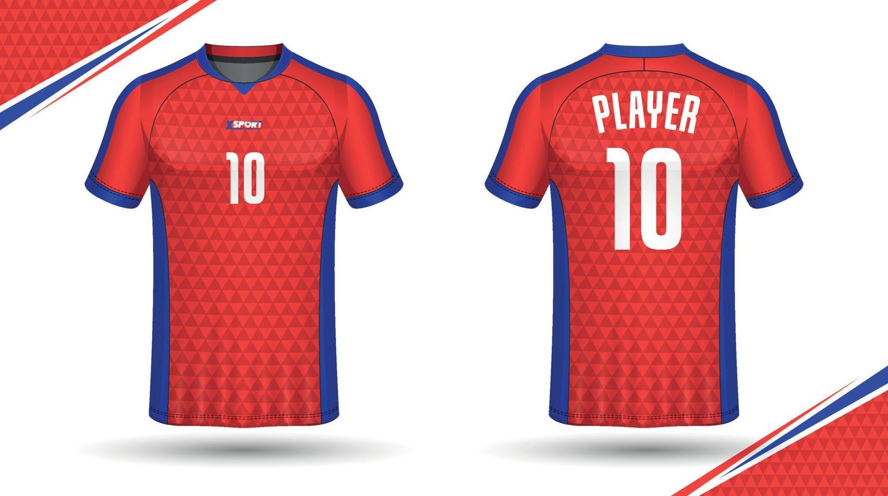 voetbal Jersey ontwerp voor sublimatie, sport t overhemd ontwerp vector