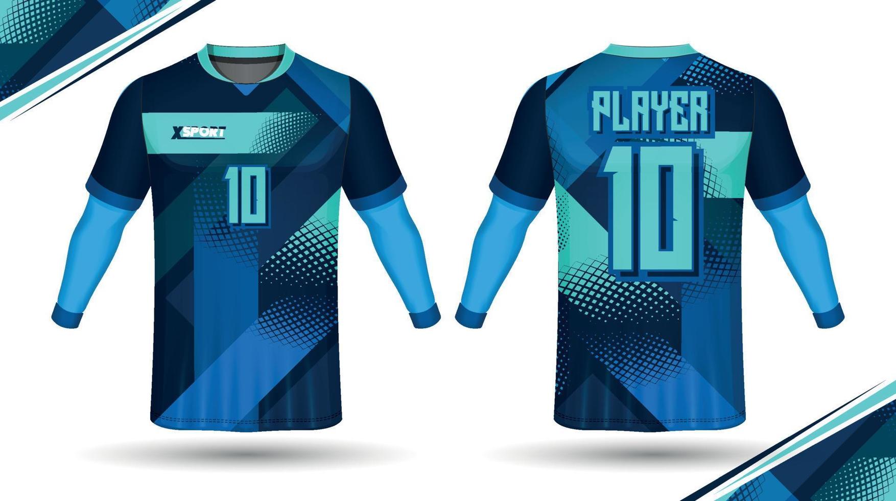 voetbal Jersey ontwerp voor sublimatie, sport t overhemd ontwerp vector