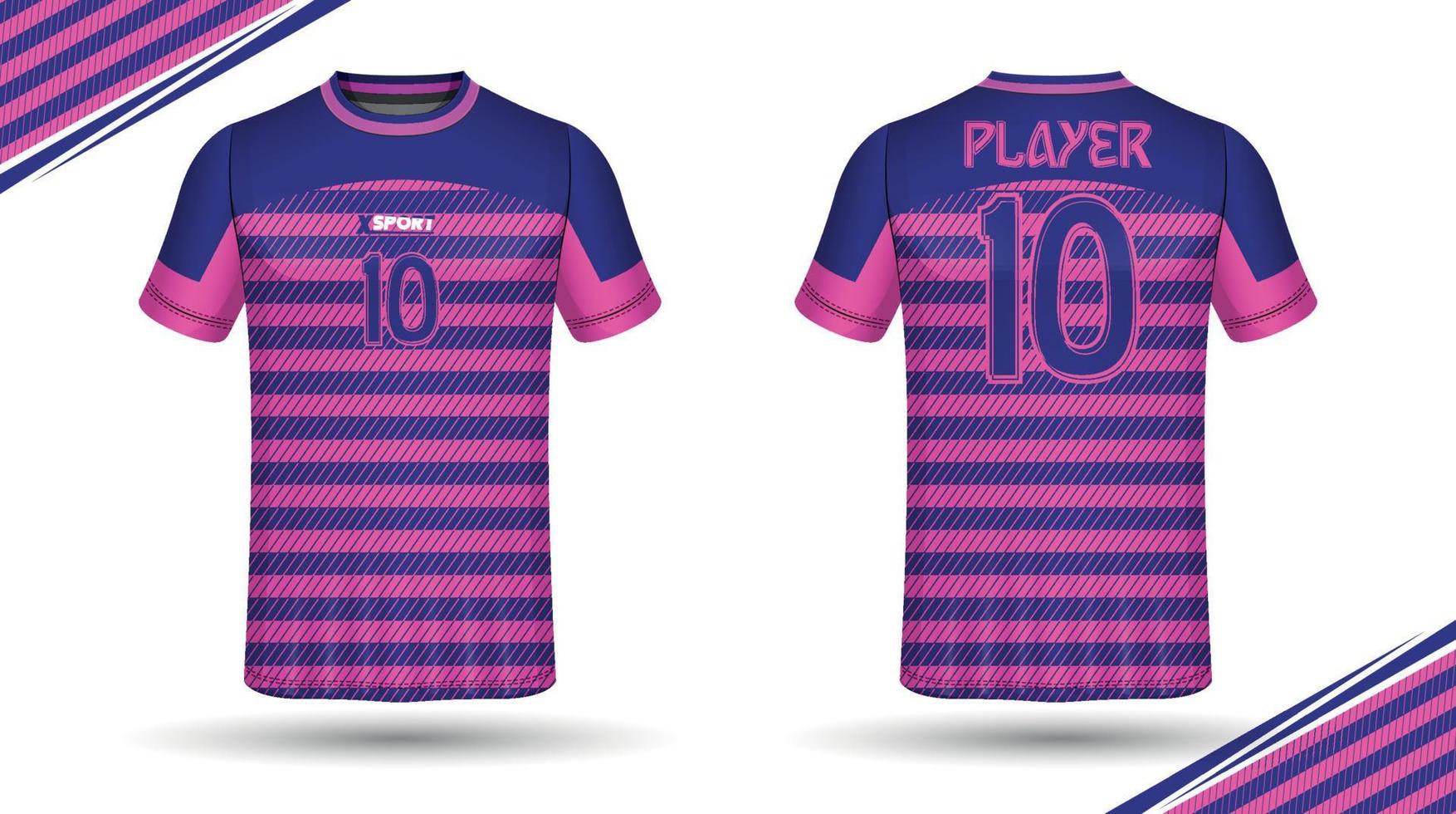 voetbal Jersey ontwerp voor sublimatie, sport t overhemd ontwerp vector