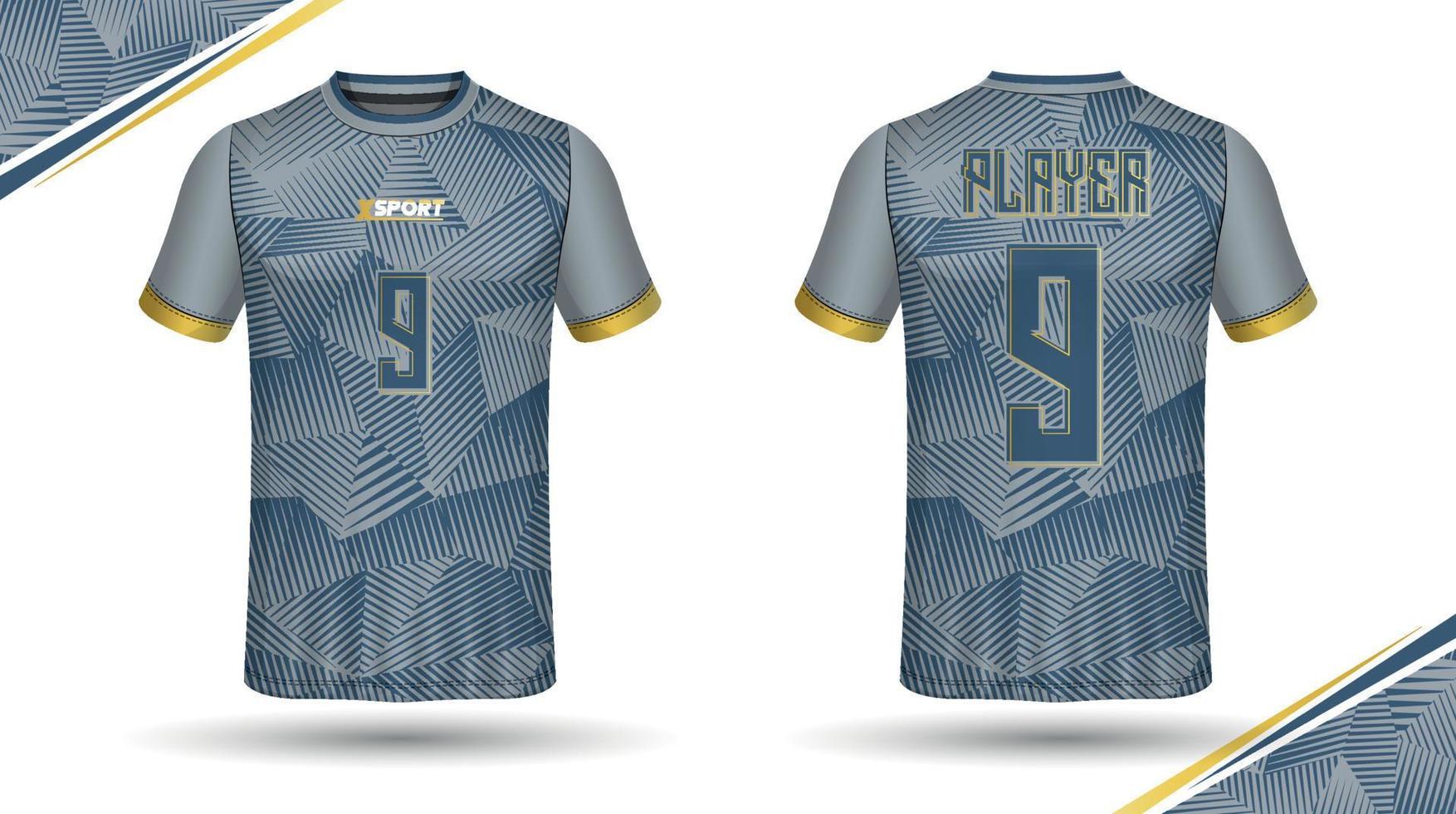 voetbal Jersey ontwerp voor sublimatie, sport t overhemd ontwerp vector