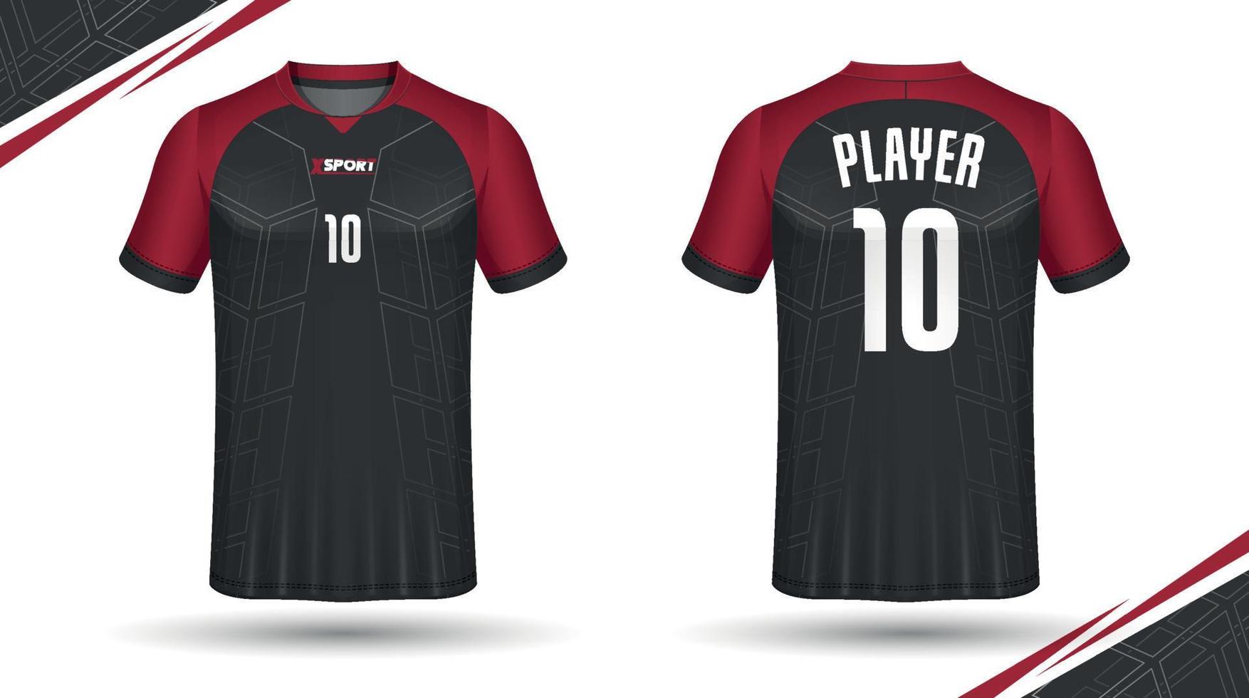 voetbal Jersey ontwerp voor sublimatie, sport t overhemd ontwerp vector