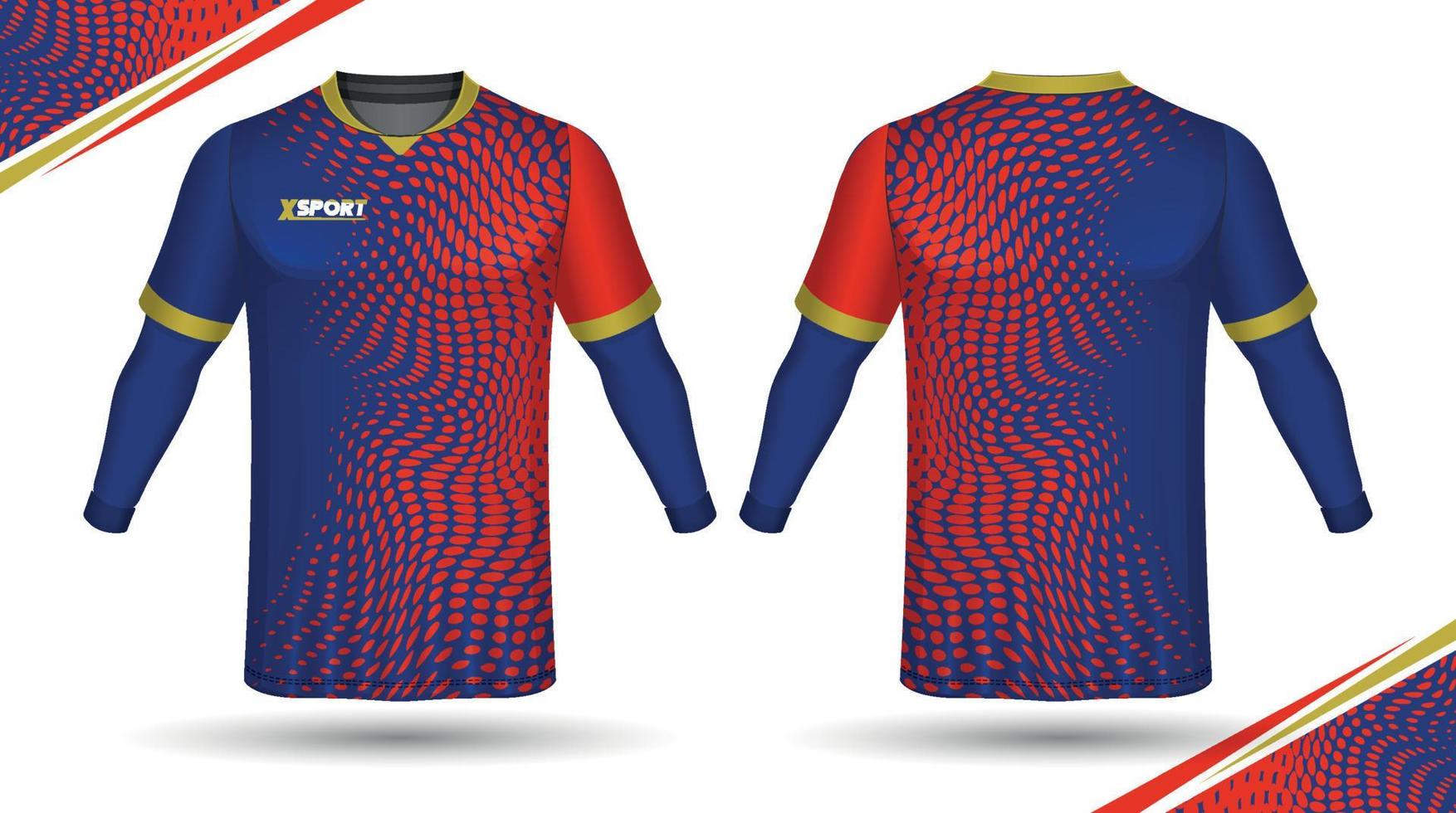 voetbal Jersey ontwerp voor sublimatie, sport t overhemd ontwerp vector