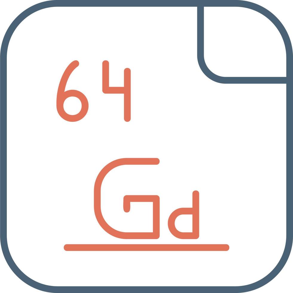 gadolinium vector icoon