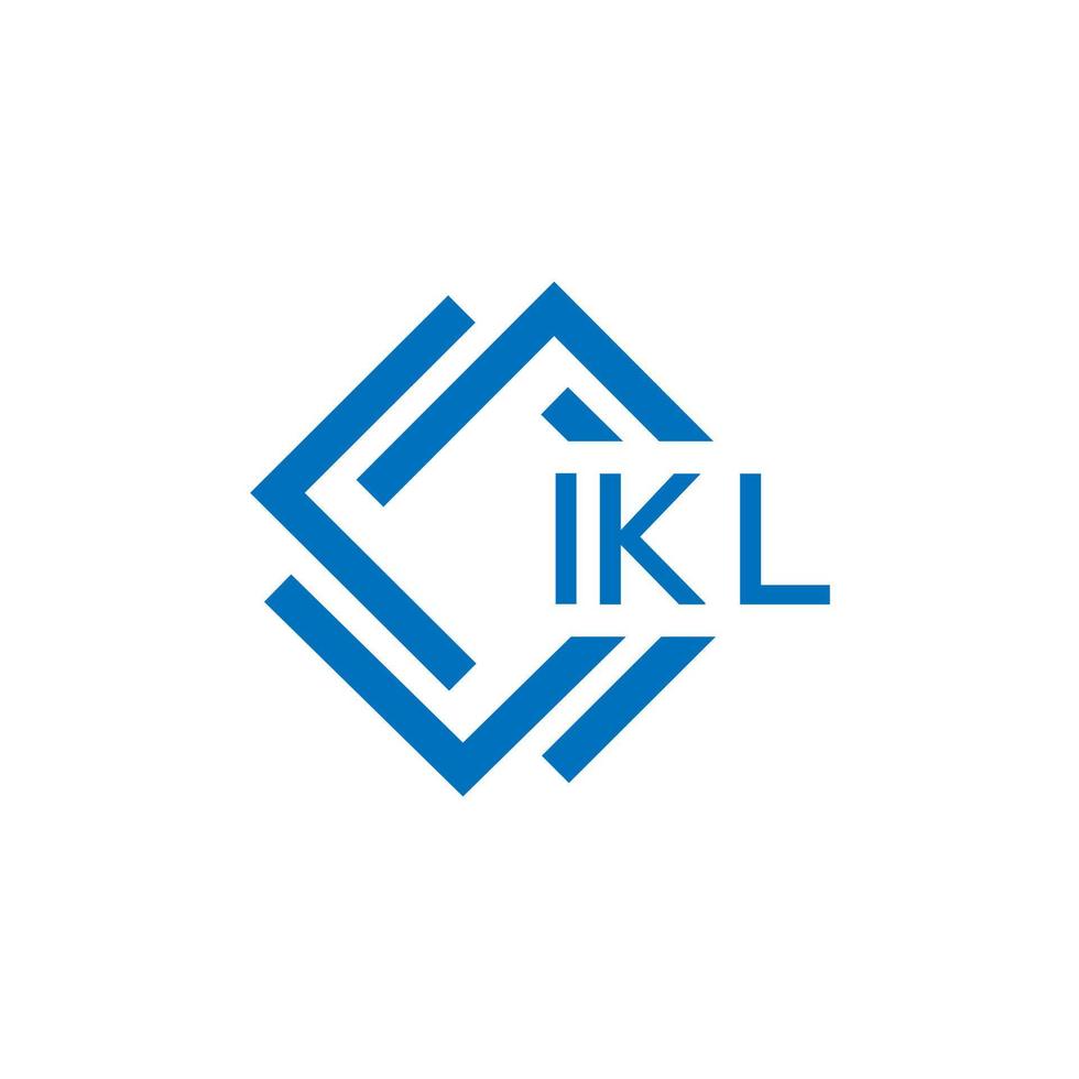 .ikl brief logo ontwerp Aan wit achtergrond. ikl creatief cirkel brief logo concept. ikl brief ontwerp. vector