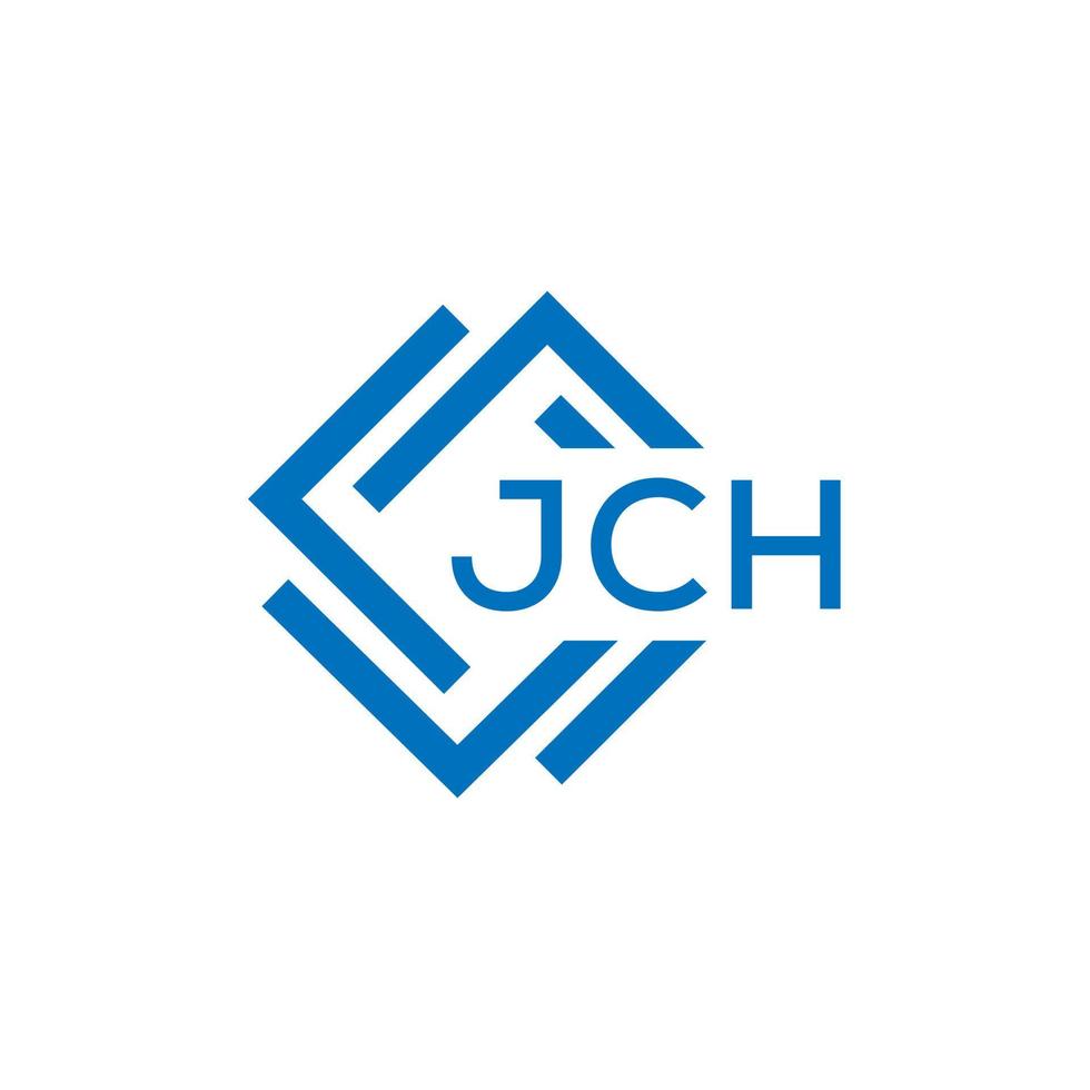 jch creatief cirkel brief logo concept. jch brief ontwerp.jch brief logo ontwerp Aan wit achtergrond. jch creatief cirkel brief logo concept. jch brief ontwerp. vector