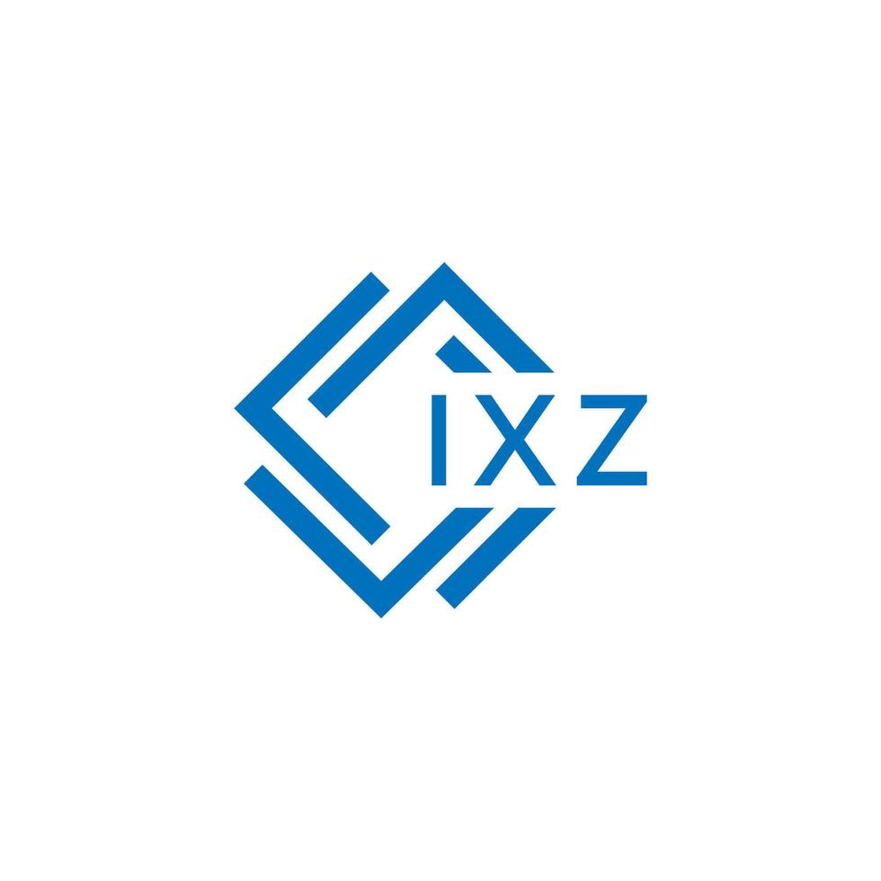 ixz brief ontwerp.ixz brief logo ontwerp Aan wit achtergrond. ixz creatief cirkel brief logo concept. ixz brief ontwerp. vector