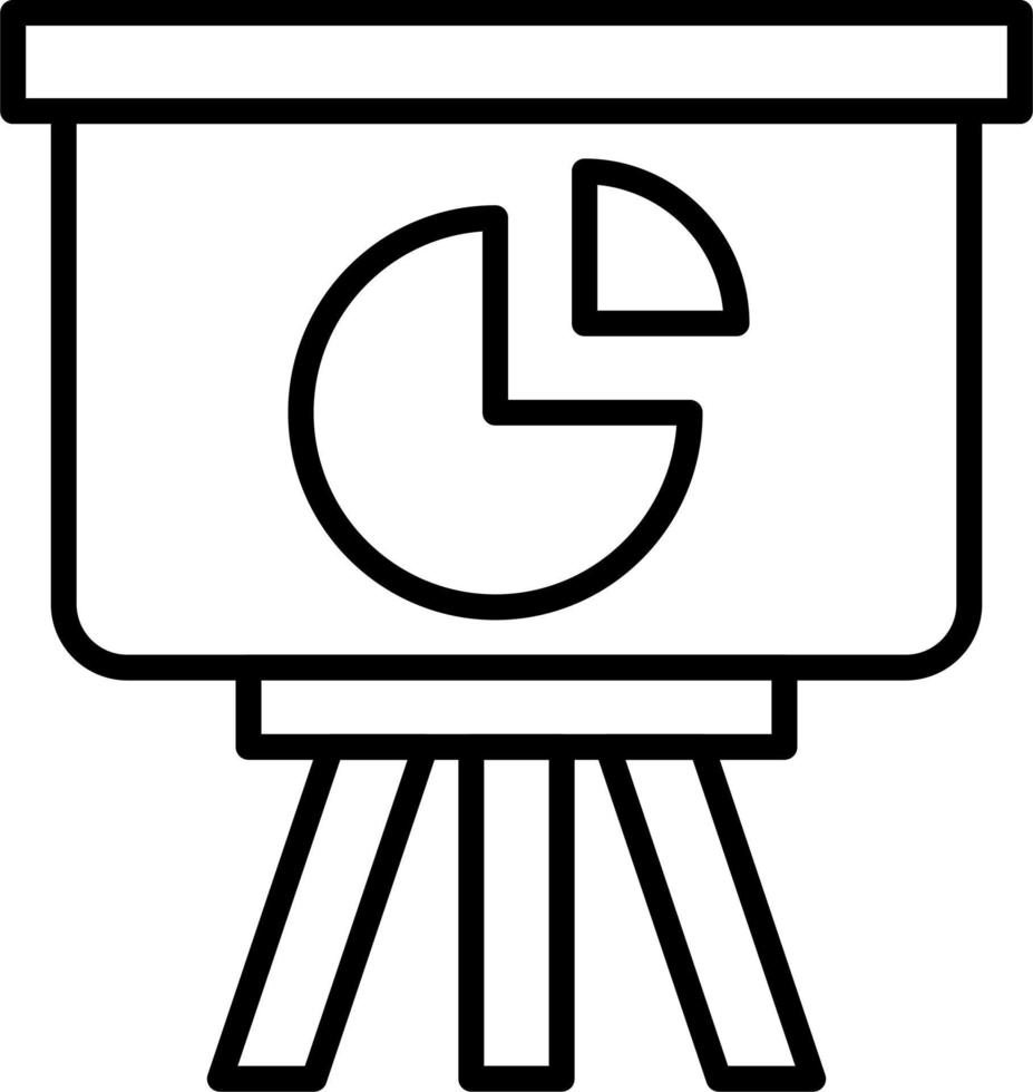 cirkeldiagram vector pictogram