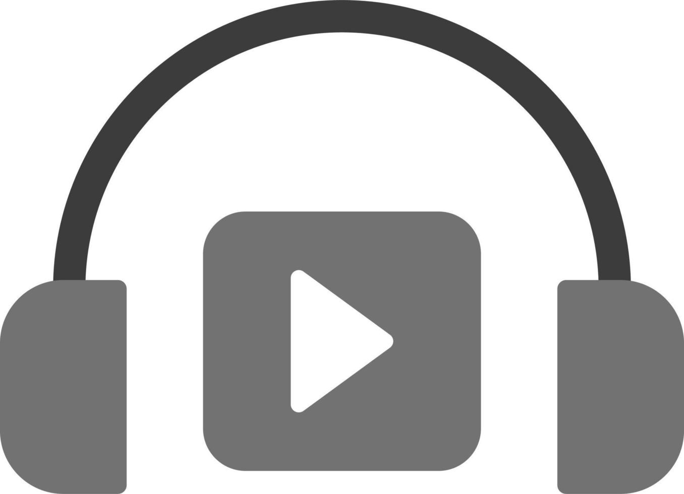 podcast luisteren vector icoon