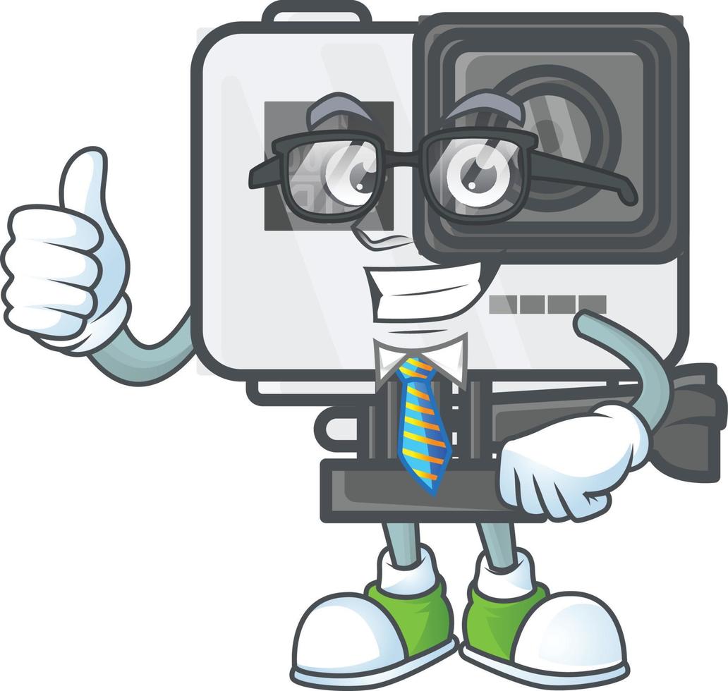 actie camera mascotte icoon ontwerp vector