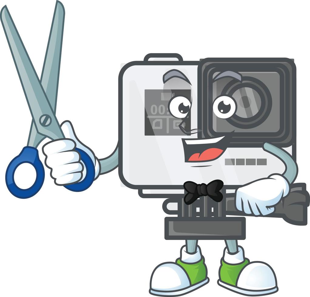 actie camera mascotte icoon ontwerp vector