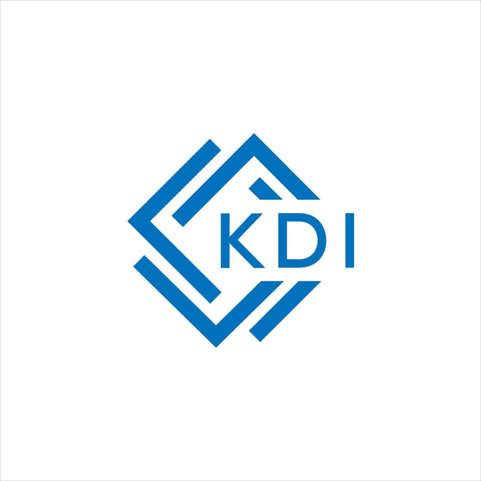 kdi creatief cirkel brief logo concept. kdi brief ontwerp.kdi brief logo ontwerp Aan wit achtergrond. kdi creatief cirkel brief logo concept. kdi brief ontwerp. vector