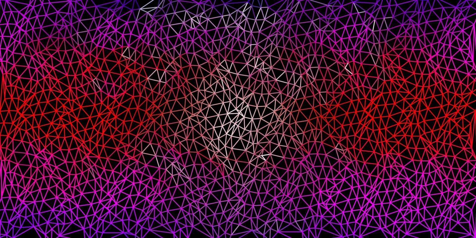 lichtpaars, roze vector driehoek mozaïek behang.