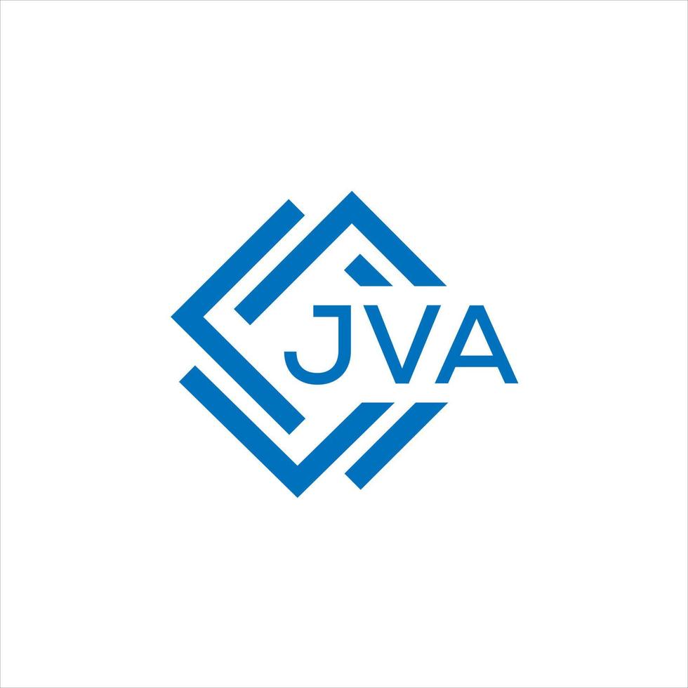 jva brief logo ontwerp Aan wit achtergrond. jva creatief cirkel brief logo concept. jva brief ontwerp. vector