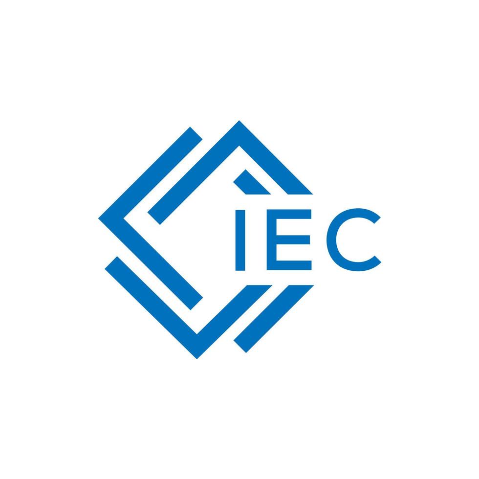 iec brief logo ontwerp Aan wit achtergrond. iec creatief cirkel brief logo concept. iec brief ontwerp. vector