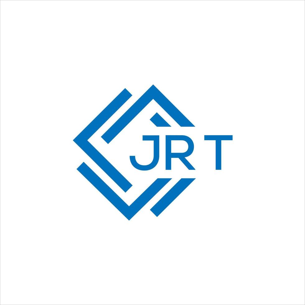 jrt brief logo ontwerp Aan wit achtergrond. jrt creatief cirkel brief logo concept. jrt brief ontwerp. vector