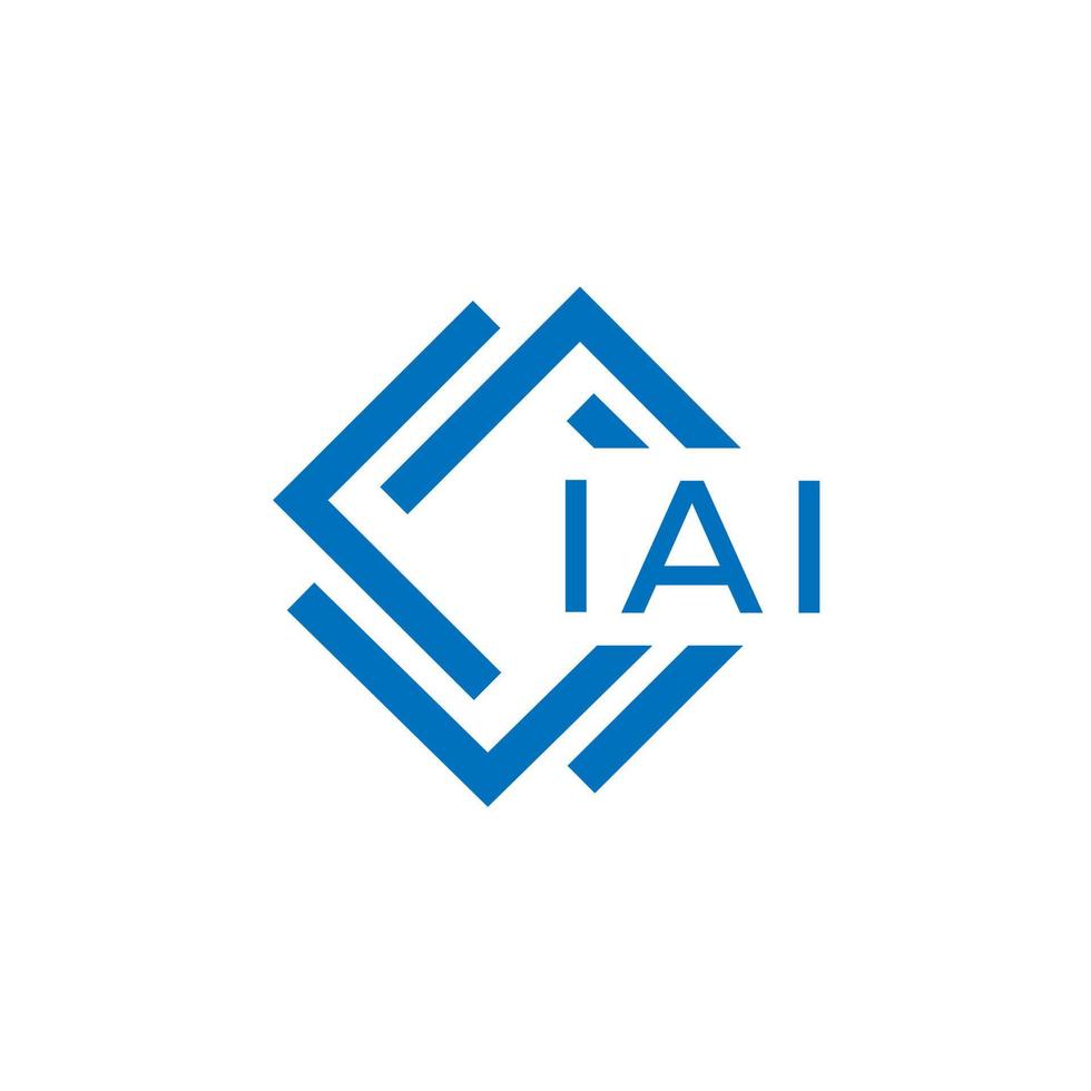 iai brief logo ontwerp Aan wit achtergrond. iai creatief cirkel brief logo concept. iai brief ontwerp. vector