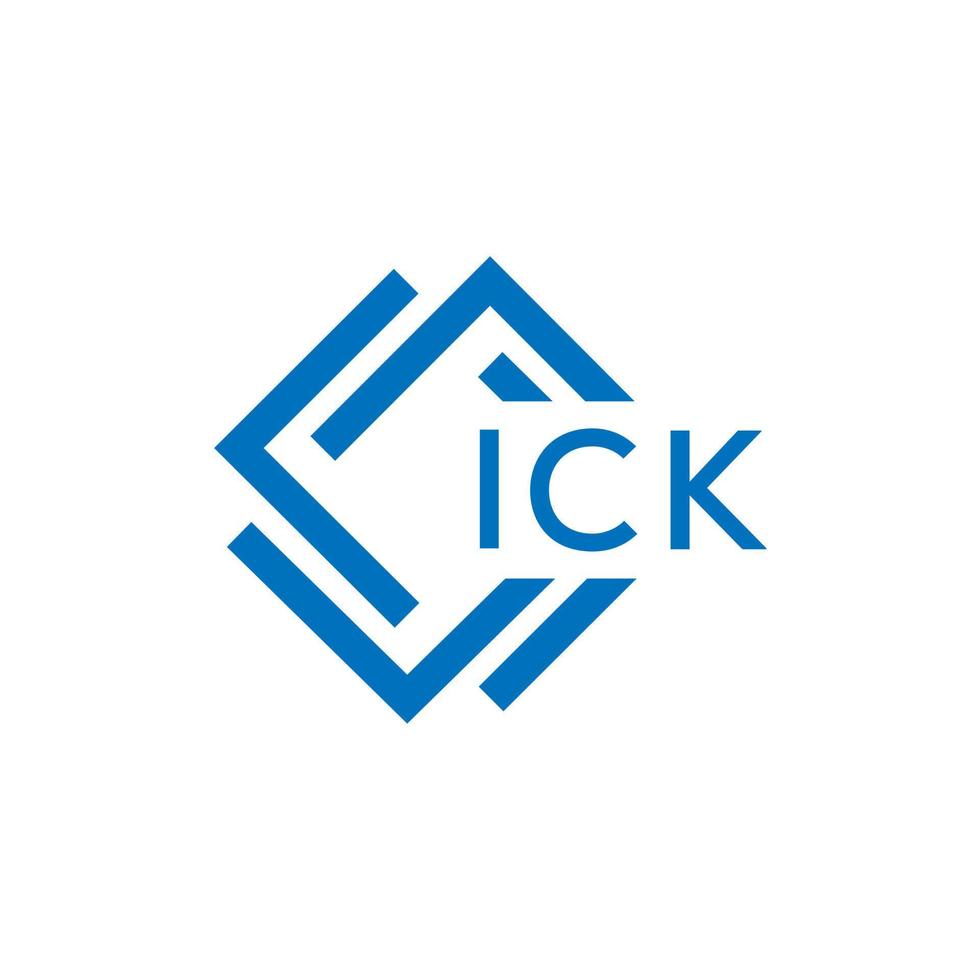 ick brief logo ontwerp Aan wit achtergrond. ick creatief cirkel brief logo concept. ick brief ontwerp. vector