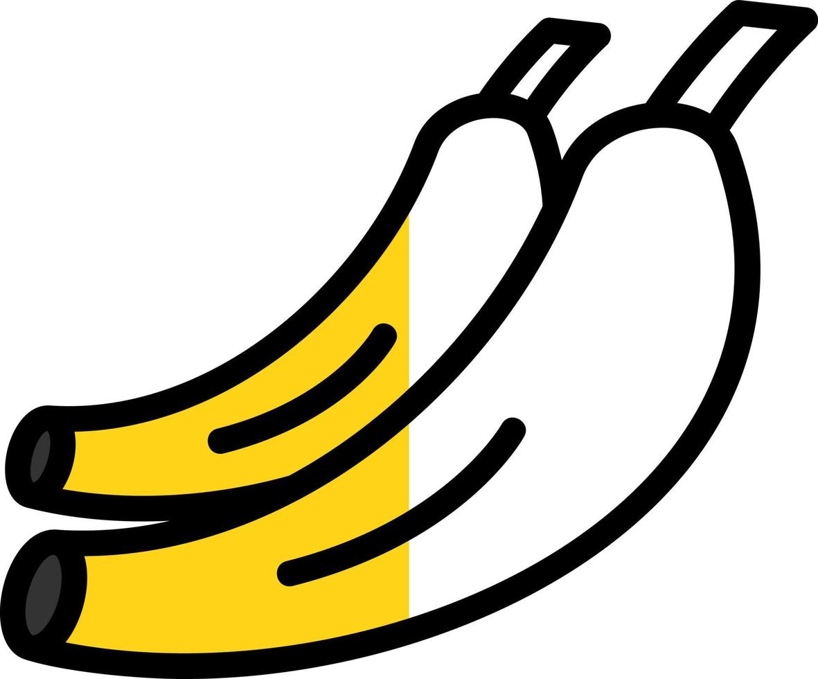 banaan vector icoon ontwerp