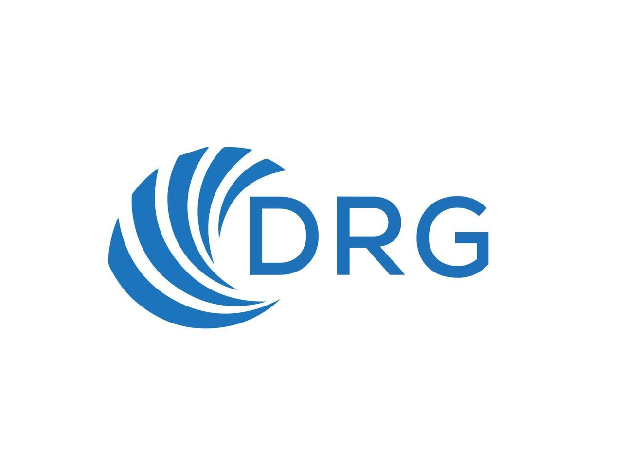 drg brief logo ontwerp Aan wit achtergrond. drg creatief cirkel brief logo concept. drg brief ontwerp. vector