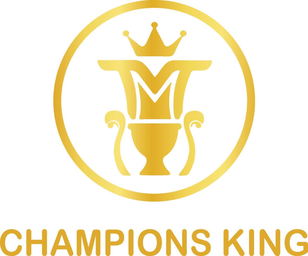 kampioenen koning logo vector het dossier