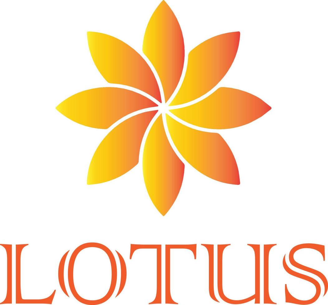 lotus bloem logo vector het dossier