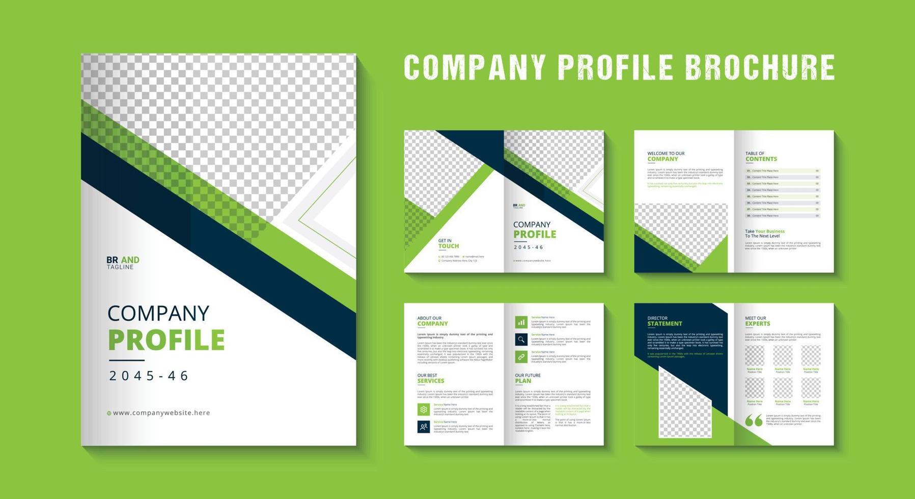 bedrijf profiel bedrijf jaar- verslag doen van tweevoudig brochure sjabloon ontwerp vector
