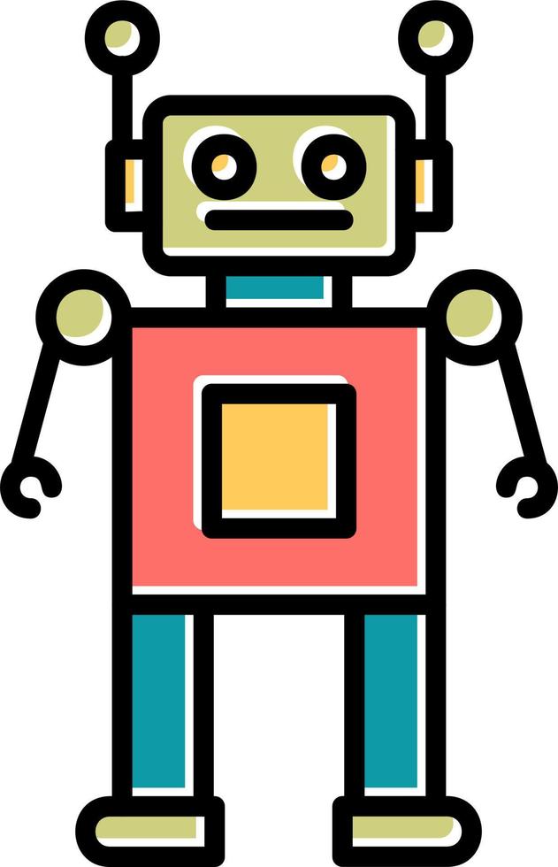 robot vector pictogram