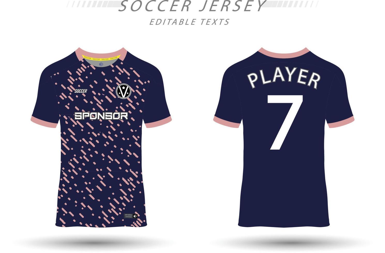 het beste vector voetbal Jersey sjabloon sport t overhemd ontwerp