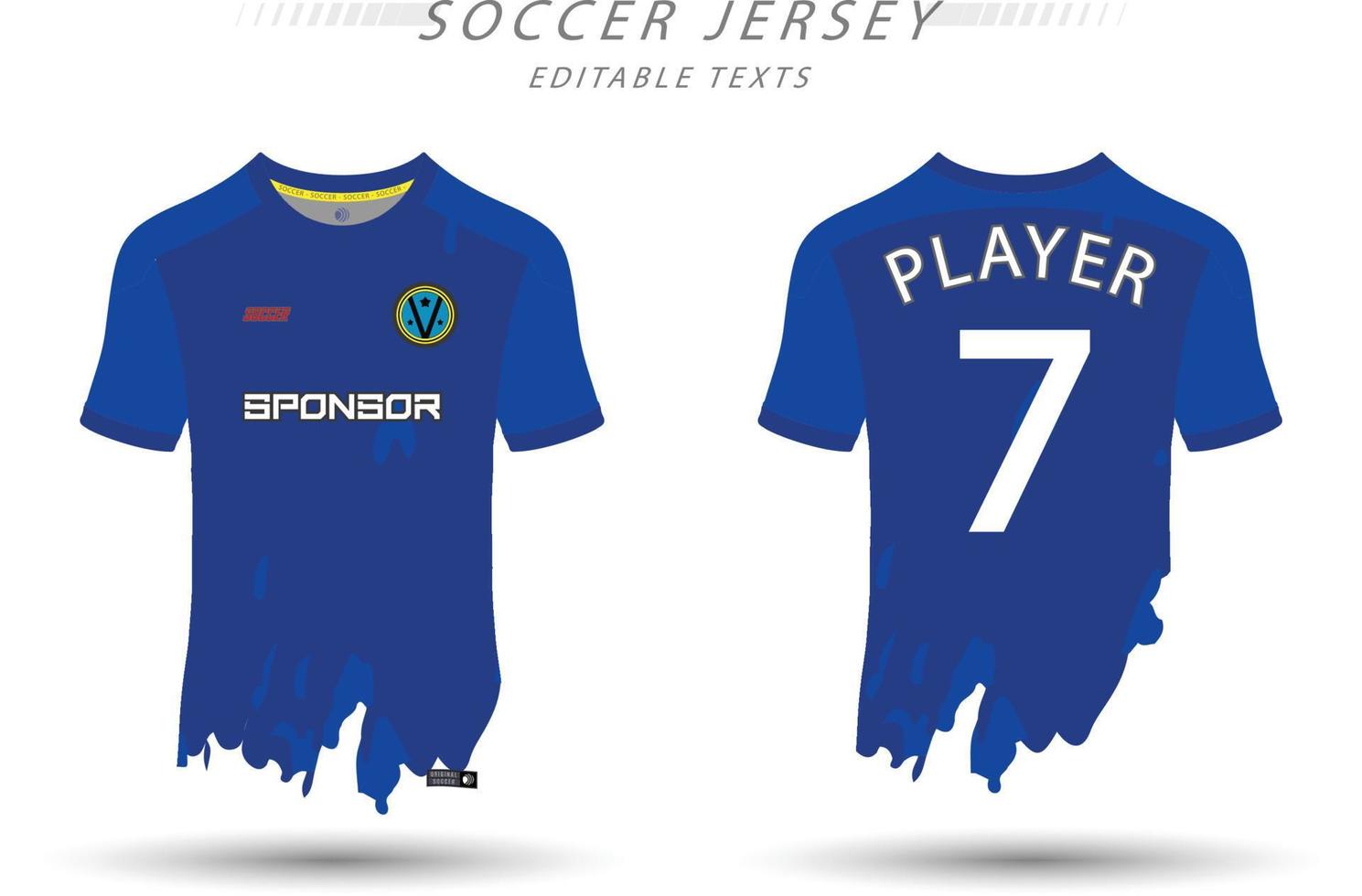 het beste vector voetbal Jersey sjabloon sport t overhemd ontwerp