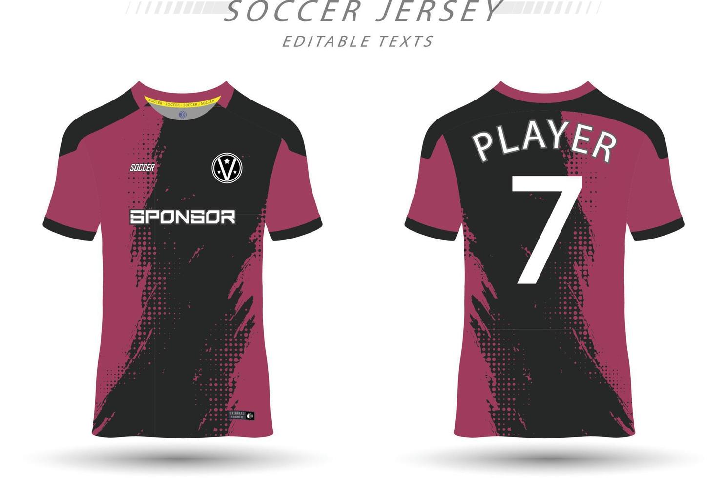 het beste vector voetbal Jersey sjabloon sport t overhemd ontwerp