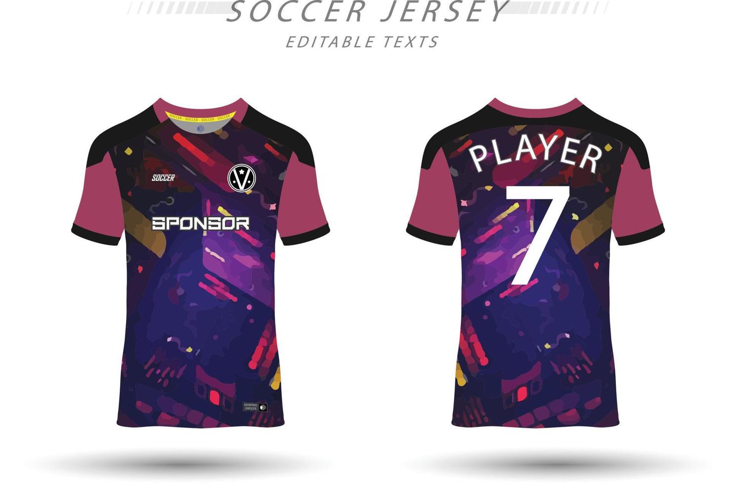 het beste vector voetbal Jersey sjabloon sport t overhemd ontwerp