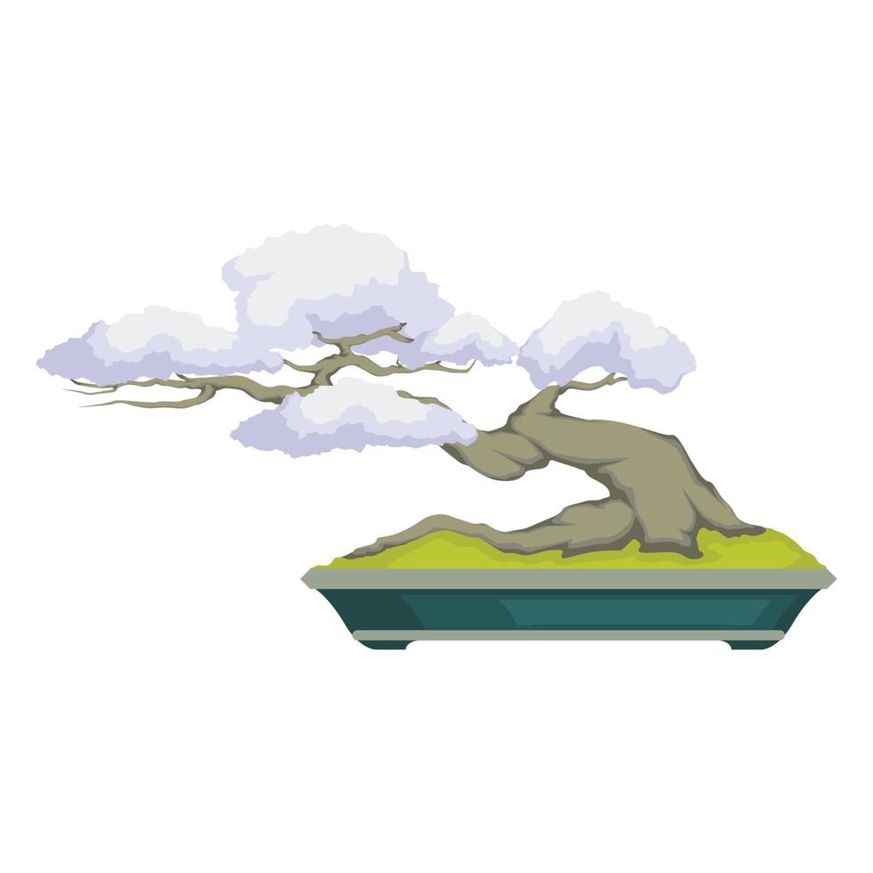 bonsai boom logo. bonsai boom vector illustratie ontwerp