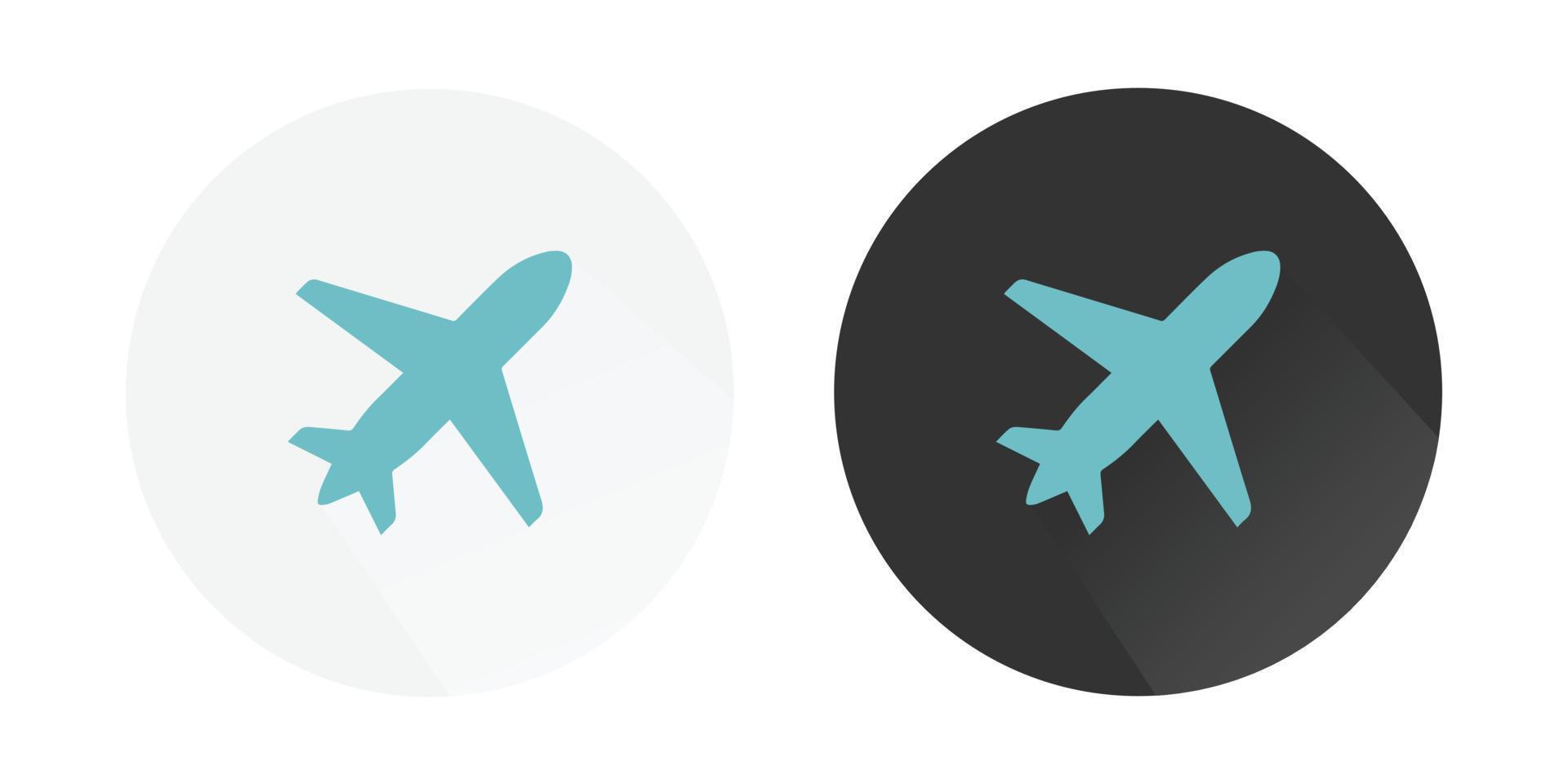 vlak icoon, vliegtuig mode icoon, lucht vlieg, vlucht vervoer symbool, vlak logo kleurrijk vector pictogrammen