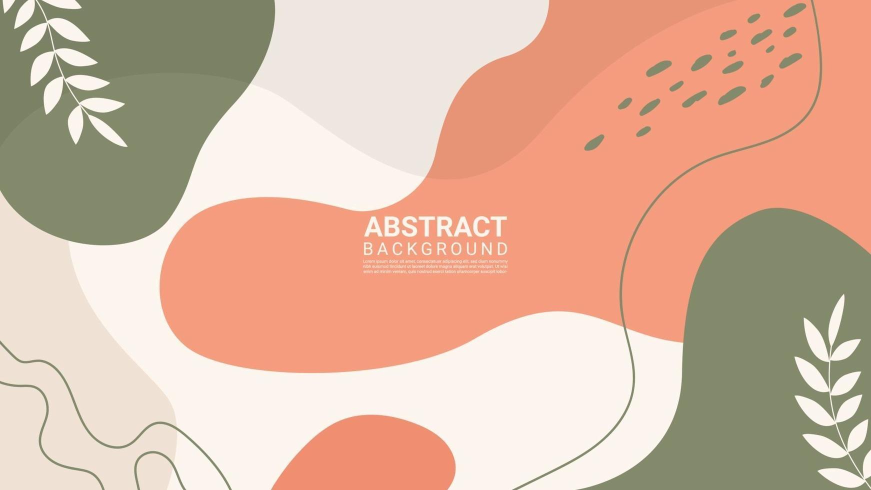 kleurrijke abstracte organische vorm trendy ontwerp achtergrond vector