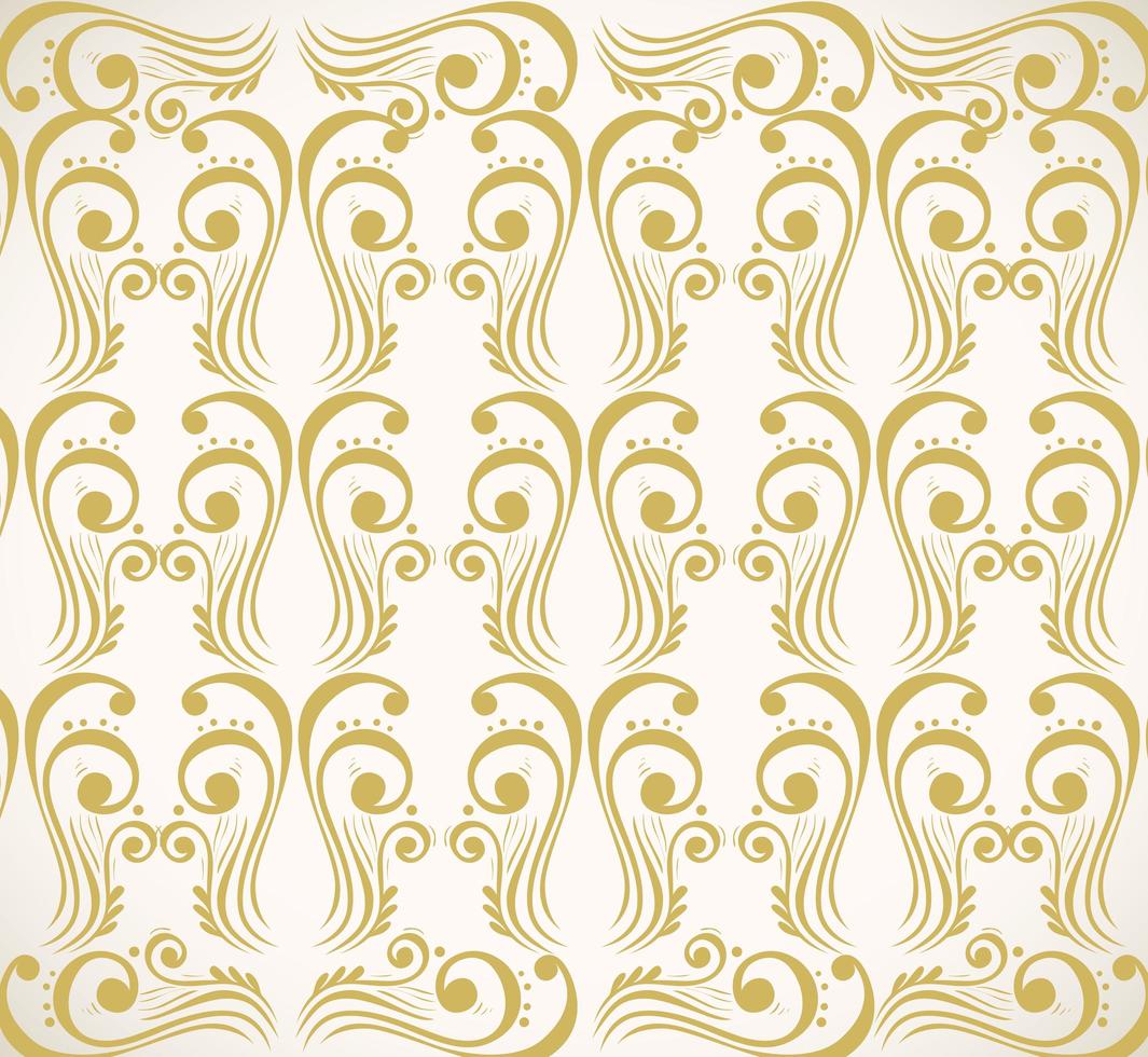 patroonachtergrond met luxe gouden decoratieve elementen vector