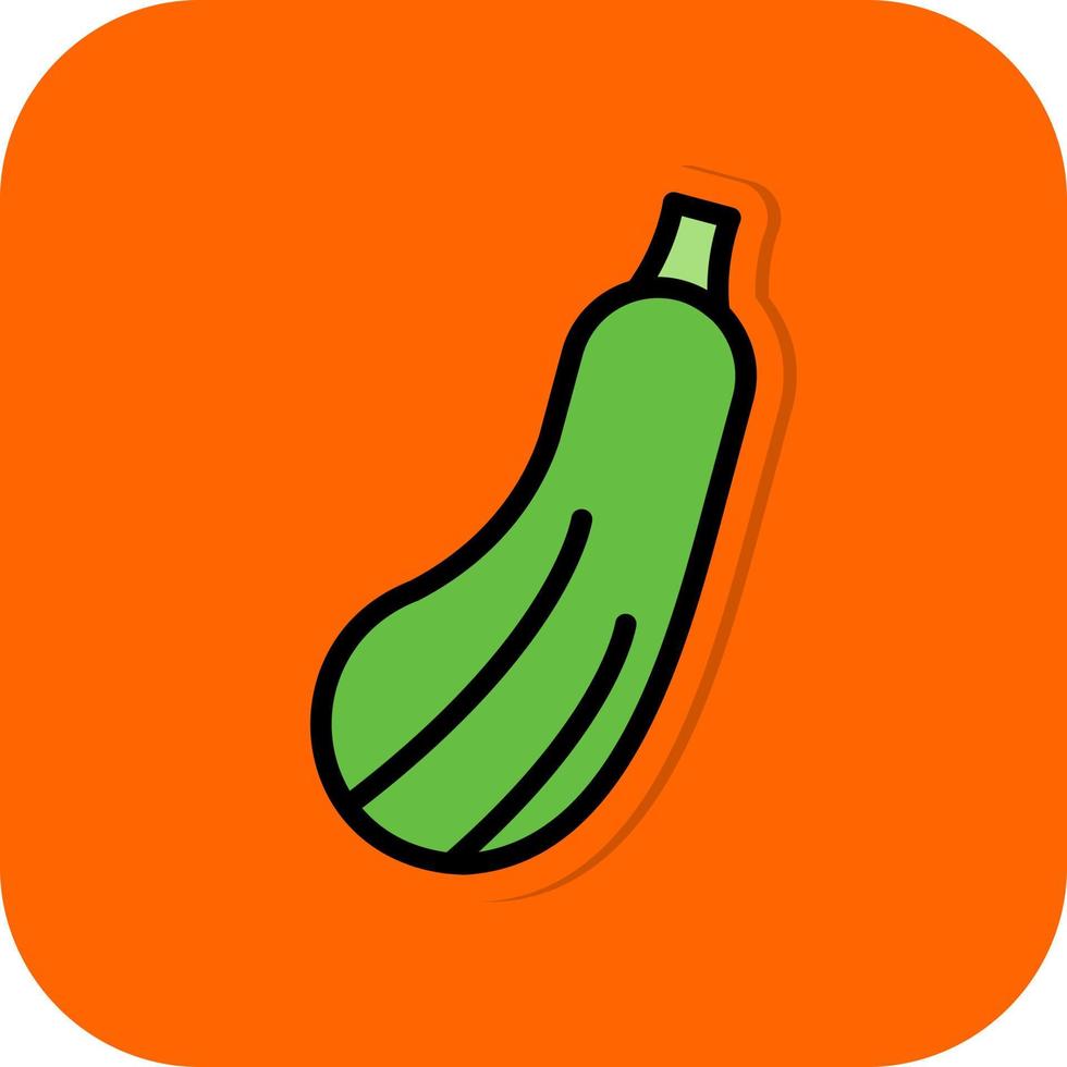 courgette vector icoon ontwerp