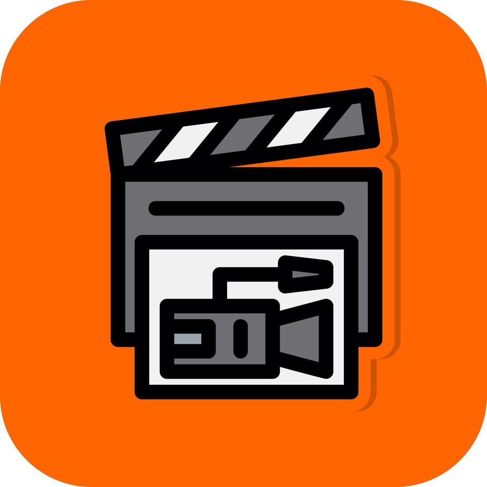 film vector icoon ontwerp