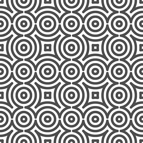 abstracte naadloze kromme cirkel vormen patroon. abstract geometrisch patroon voor verschillende ontwerpdoeleinden. vector