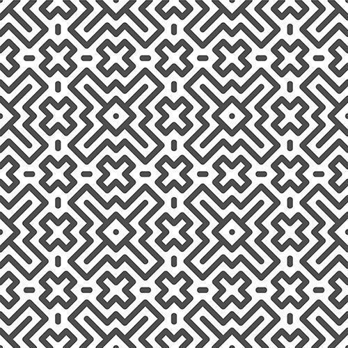 abstract naadloos diagonaal kruis vierkant vormenpatroon. abstract geometrisch patroon voor verschillende ontwerpdoeleinden. vector