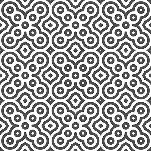 abstract naadloos diagonaal bochtig cirkelvormig vormenpatroon. abstract geometrisch patroon voor verschillende ontwerpdoeleinden. vector