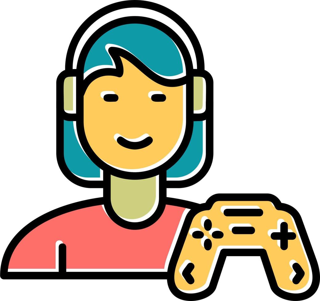 gamer vector icoon