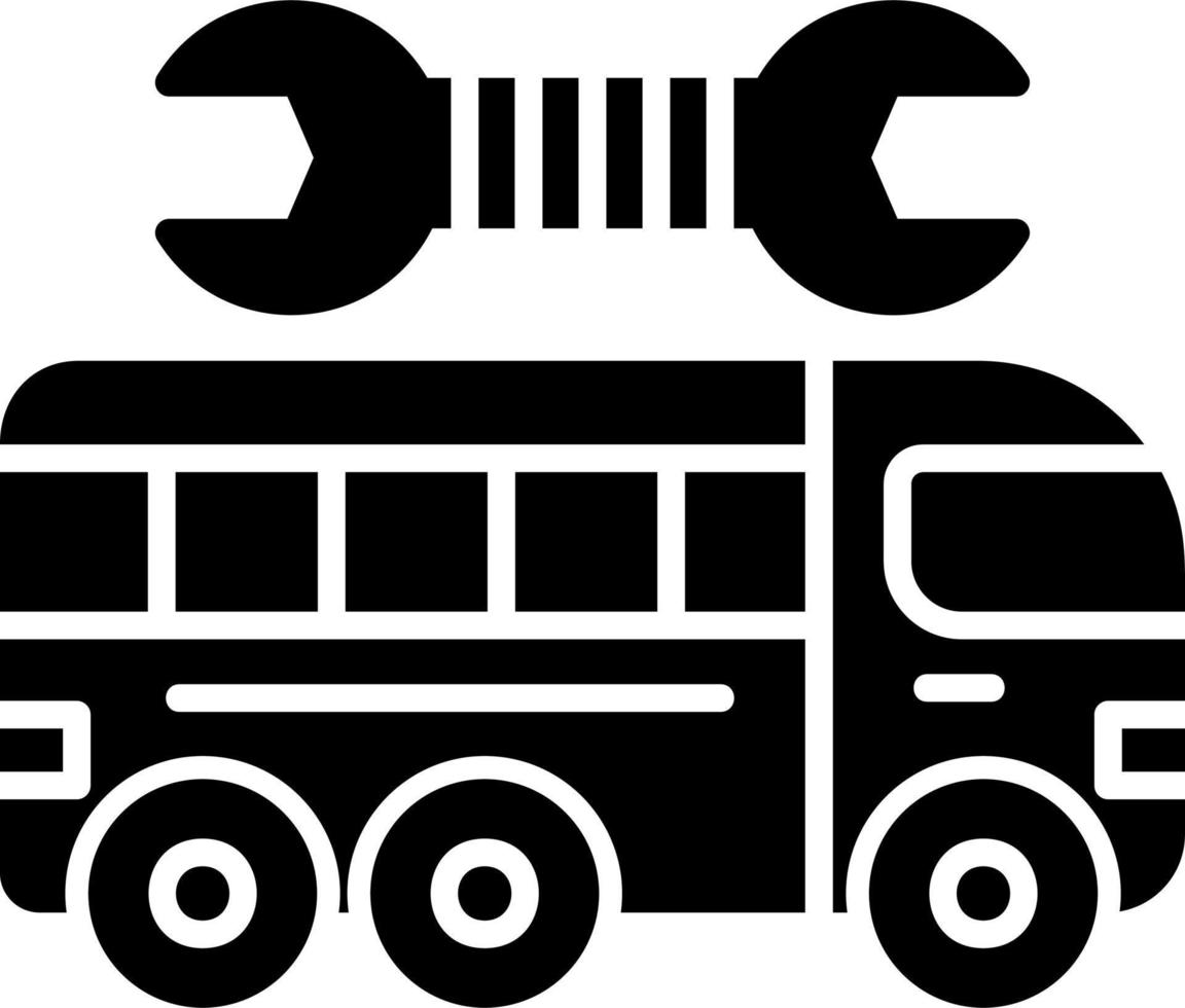 repareren bus vector icoon