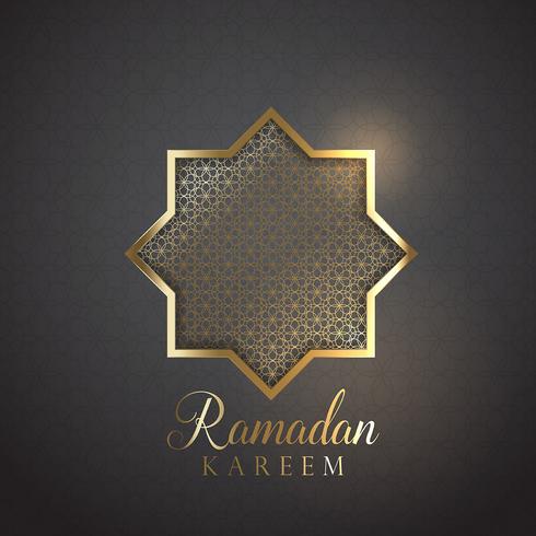 Decoratieve Ramadan Kareem-achtergrond vector