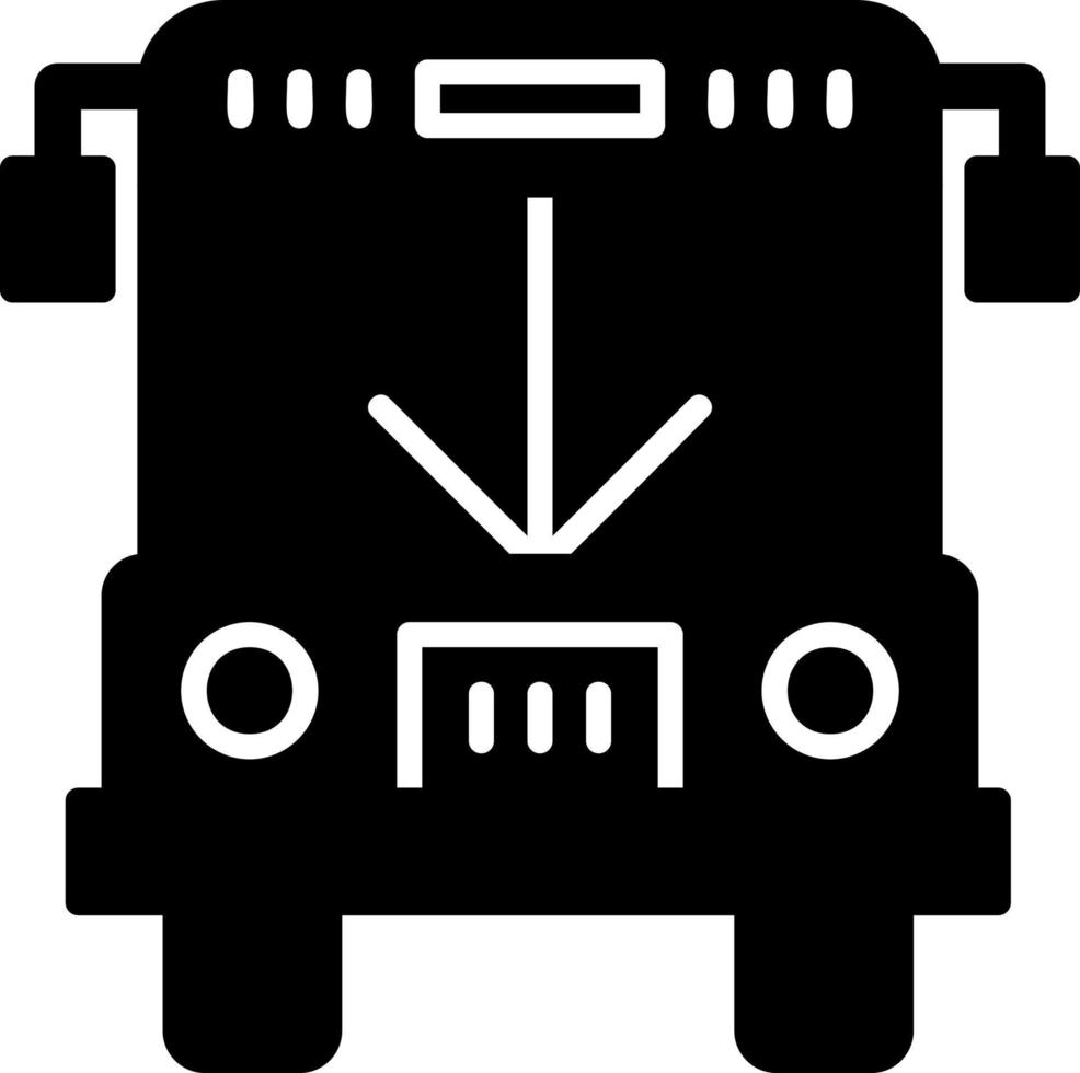 bus vector pictogram