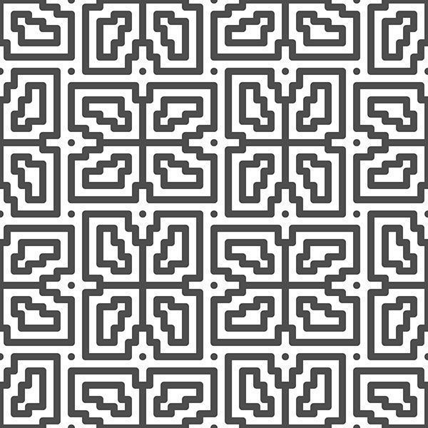 abstracte naadloze gedraaide vierkante zigzag vormen patroon. abstract geometrisch patroon voor verschillende ontwerpdoeleinden. vector
