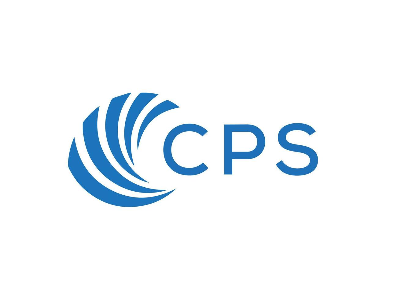 cps brief logo ontwerp op zwarte achtergrond. cps creatieve initialen brief logo concept. cps-briefontwerp. vector