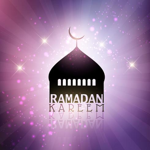 Ramadan Kareem achtergrond vector