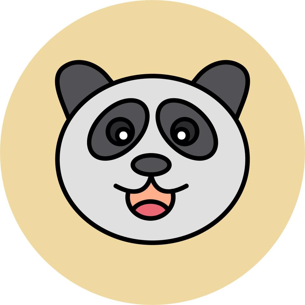 panda vector icoon