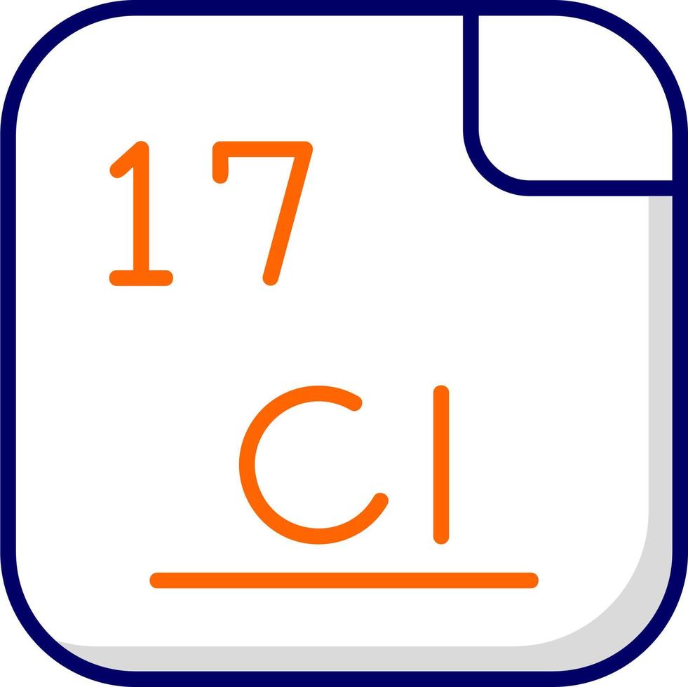 chloor- vector icoon